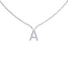 Initial Icons "A" Diamond Letter Necklace - PLEASURE DIAMONDS L.L.C. 7