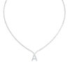 Initial Icons "A" Diamond Letter Necklace - PLEASURE DIAMONDS L.L.C. 5