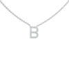 Initial Icons "B" Diamond Letter Necklace - PLEASURE DIAMONDS L.L.C. 4