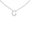 Initial Icons "G" Diamond Letter Necklace - PLEASURE DIAMONDS L.L.C. 9