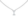 Initial Icons "I" Diamond Letter Necklace - PLEASURE DIAMONDS L.L.C. 7