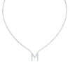 Initial Icons "M" Diamond Letter Necklace - PLEASURE DIAMONDS L.L.C. 5