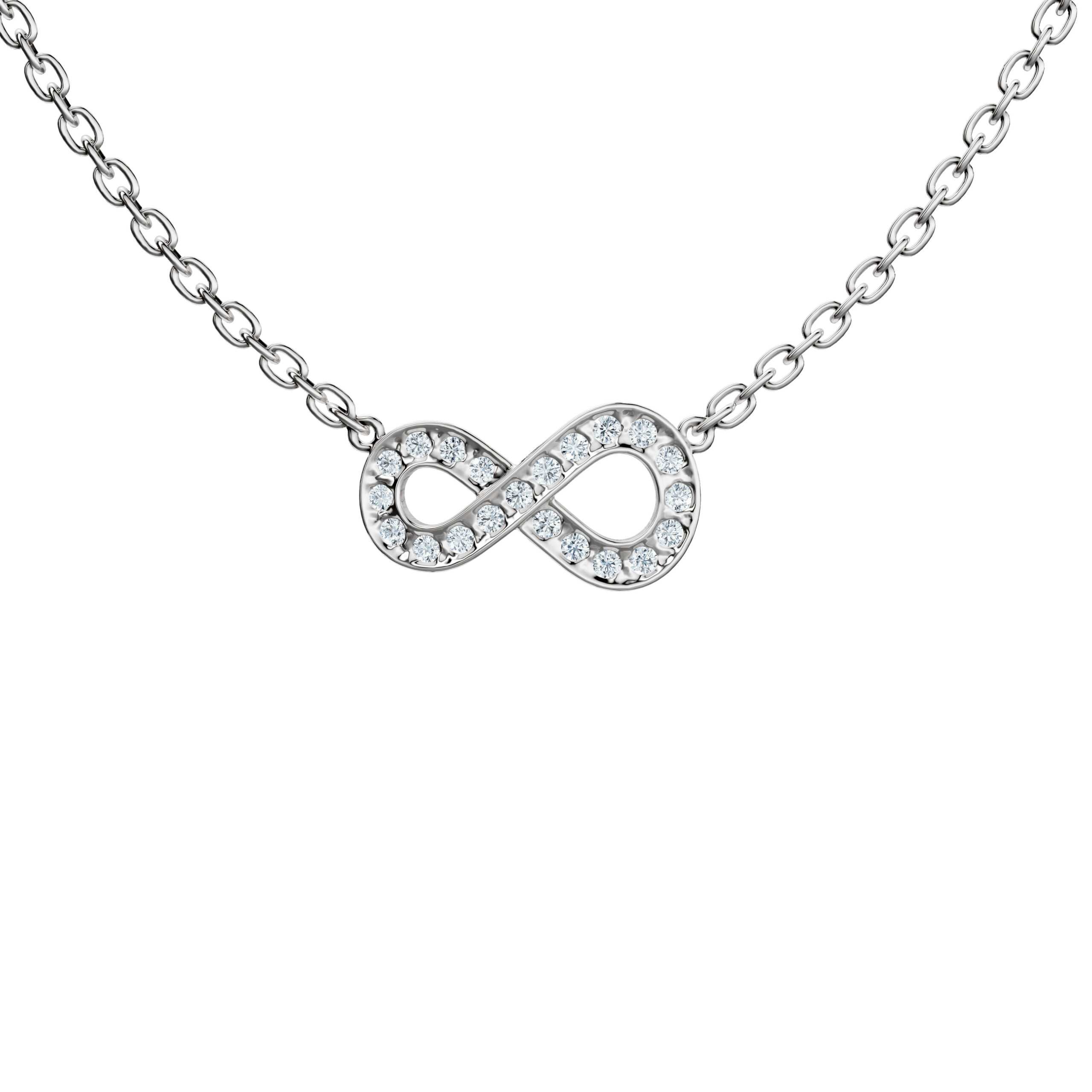Infinity Grace Necklace - PLEASURE DIAMONDS L.L.C. 2