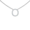 Initial Icons "O" Diamond Letter Necklace - PLEASURE DIAMONDS L.L.C. 7