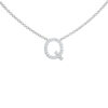 Initial Icons "Q" Diamond Letter Necklace - PLEASURE DIAMONDS L.L.C. 4
