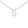 Initial Icons "S" Diamond Letter Necklace - PLEASURE DIAMONDS L.L.C. 9