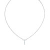 Initial Icons "T" Diamond Letter Necklace - PLEASURE DIAMONDS L.L.C. 5