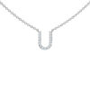 Initial Icons "U" Diamond Letter Necklace - PLEASURE DIAMONDS L.L.C. 9