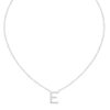 Initial Icons "E" Diamond Letter Necklace - PLEASURE DIAMONDS L.L.C. 5