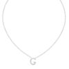 Initial Icons "G" Diamond Letter Necklace - PLEASURE DIAMONDS L.L.C. 5