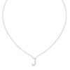 Initial Icons "J" Diamond Letter Necklace - PLEASURE DIAMONDS L.L.C. 5