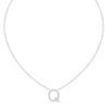 Initial Icons "Q" Diamond Letter Necklace - PLEASURE DIAMONDS L.L.C. 5