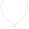 Initial Icons "U" Diamond Letter Necklace - PLEASURE DIAMONDS L.L.C. 5