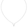 Initial Icons "V" Diamond Letter Necklace - PLEASURE DIAMONDS L.L.C. 5