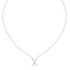 Initial Icons "X" Diamond Letter Necklace - PLEASURE DIAMONDS L.L.C. 5