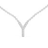 Initial Icons "Y" Diamond Letter Necklace - PLEASURE DIAMONDS L.L.C. 3