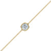 Cushion Bezel Solitaire Diamond Bracelet - PLEASURE DIAMONDS L.L.C. 6