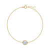 Cushion Bezel Solitaire Diamond Bracelet - PLEASURE DIAMONDS L.L.C. 7
