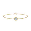 Cushion Bezel Solitaire Diamond Bracelet - PLEASURE DIAMONDS L.L.C. 5