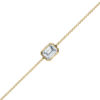 Emerald Bezel Solitaire Diamond Bracelet - PLEASURE DIAMONDS L.L.C. 6