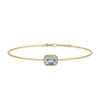 Emerald Bezel Solitaire Diamond Bracelet - PLEASURE DIAMONDS L.L.C. 9