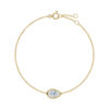 Pear Bezel Solitaire Diamond Bracelet - PLEASURE DIAMONDS L.L.C. 7