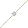 Princess Bezel Solitaire Diamond Bracelet - PLEASURE DIAMONDS L.L.C. 6
