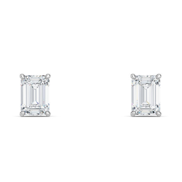 Emerald Diamond Studs - PLEASURE DIAMONDS L.L.C. 3