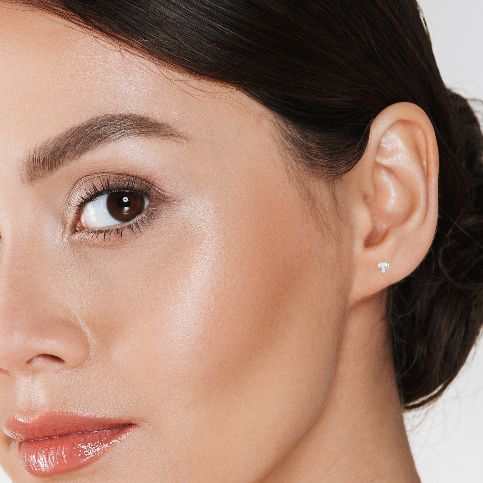 Heart Diamond Studs - PLEASURE DIAMONDS L.L.C. 4