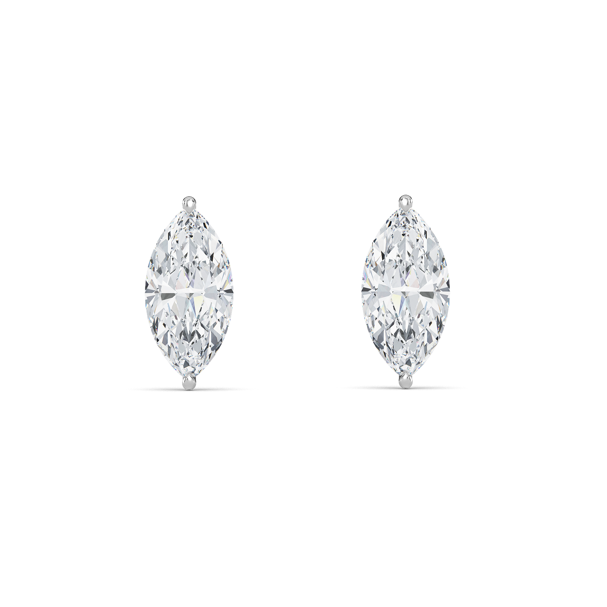 Marquise Diamond Studs - PLEASURE DIAMONDS L.L.C. 3