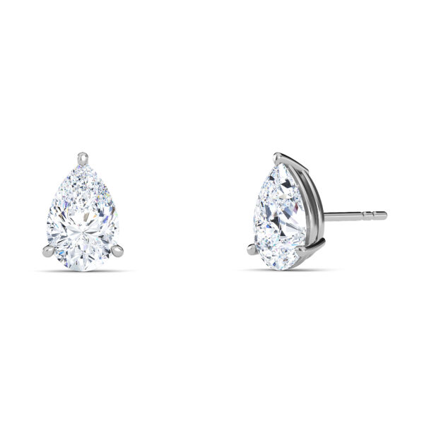 Pear Diamond Studs - PLEASURE DIAMONDS L.L.C. 1