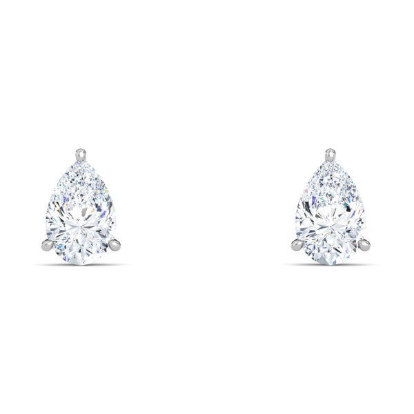 Pear Diamond Studs - PLEASURE DIAMONDS L.L.C. 3