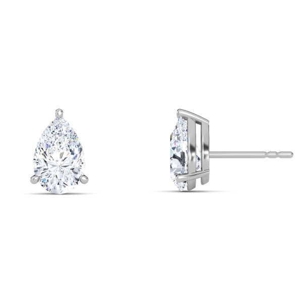 Pear Diamond Studs - PLEASURE DIAMONDS L.L.C. 2