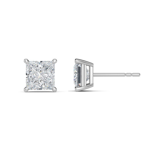 Princess Diamond Studs - PLEASURE DIAMONDS L.L.C. 2