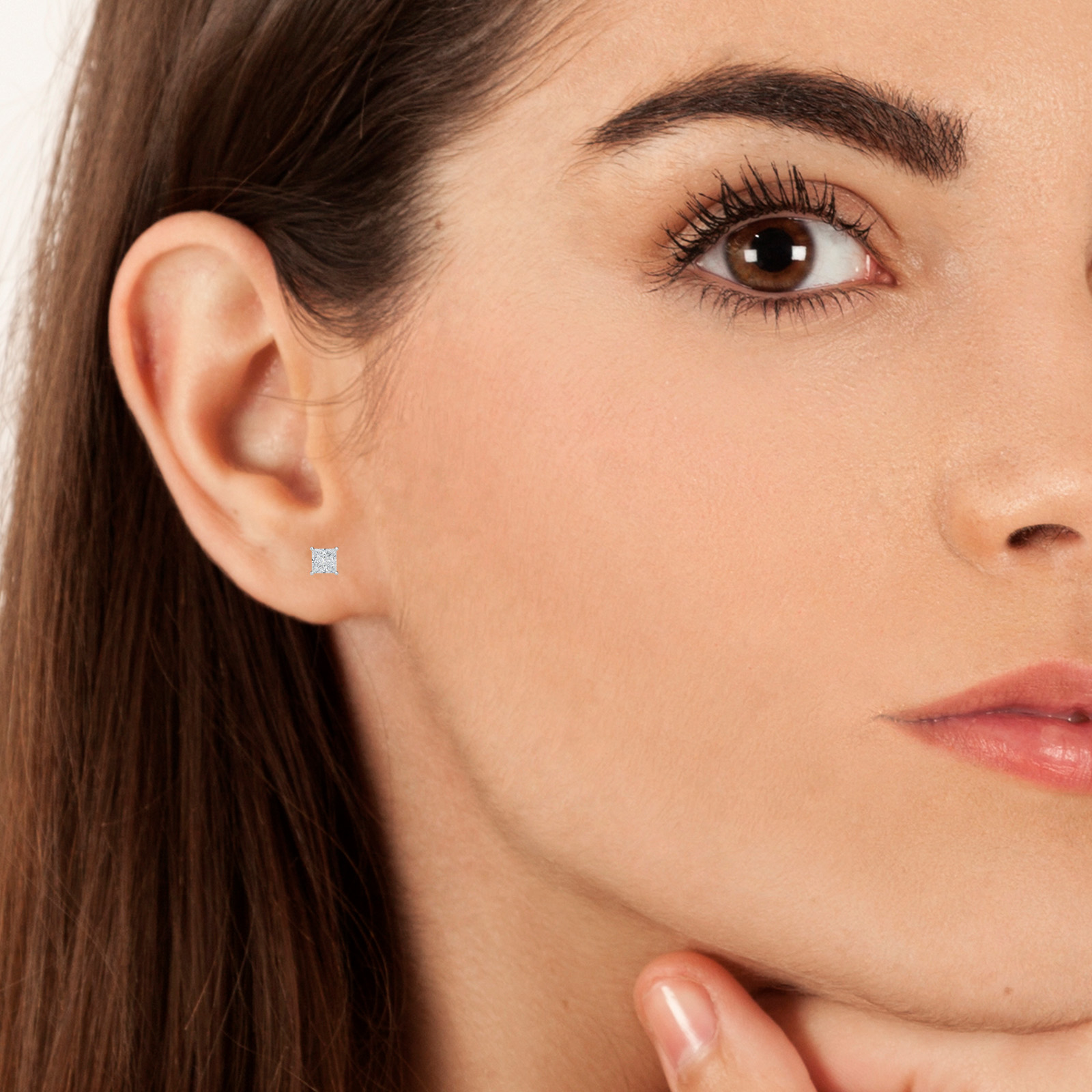 Princess Diamond Studs - PLEASURE DIAMONDS L.L.C. 4