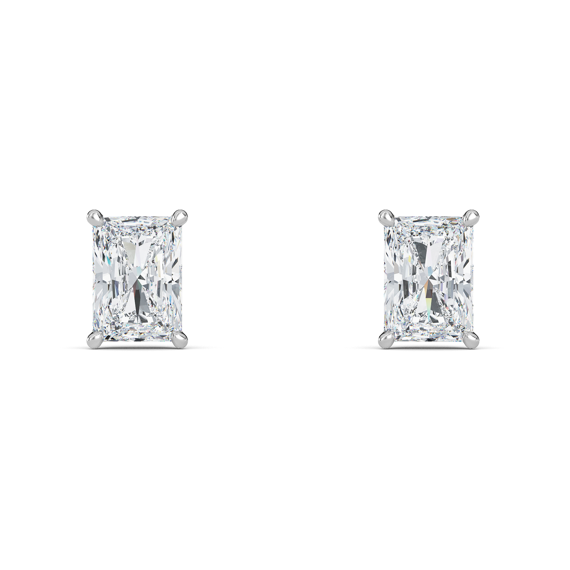 Radiant Diamond Studs - PLEASURE DIAMONDS L.L.C. 3