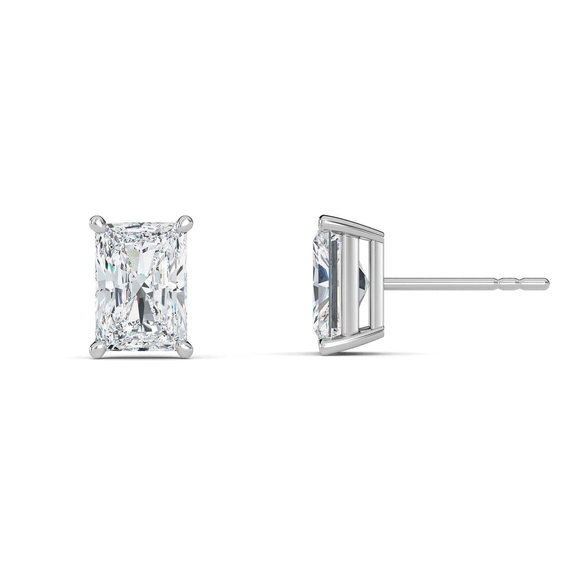 Radiant Diamond Studs - PLEASURE DIAMONDS L.L.C. 2