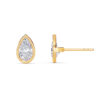 Pear Bezel Diamond Studs - PLEASURE DIAMONDS L.L.C. 6