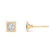 Princess Bezel Diamond Studs - PLEASURE DIAMONDS L.L.C. 6