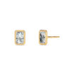 Radiant Bezel Diamond Studs - PLEASURE DIAMONDS L.L.C. 5
