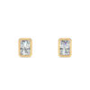 Radiant Bezel Diamond Studs - PLEASURE DIAMONDS L.L.C. 7