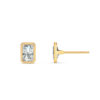 Radiant Bezel Diamond Studs - PLEASURE DIAMONDS L.L.C. 6