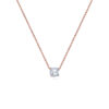 Asscher Solitaire Diamond Necklace - PLEASURE DIAMONDS L.L.C. 12 Asscher Solitaire Diamond Necklace - PLEASURE DIAMONDS L.L.C. 11