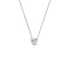 Heart Solitaire Diamond Necklace - PLEASURE DIAMONDS L.L.C. 6