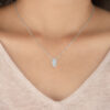 Marquise Solitaire Diamond Necklace - PLEASURE DIAMONDS L.L.C. 8