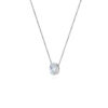 Oval Solitaire Diamond Necklace - PLEASURE DIAMONDS L.L.C. 6
