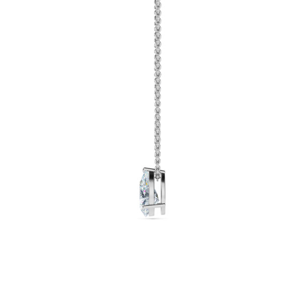 Pear Solitaire Diamond Necklace - PLEASURE DIAMONDS L.L.C. 3