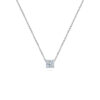 Princess Solitaire Diamond Necklace - PLEASURE DIAMONDS L.L.C. 10 Princess Solitaire Diamond Necklace - PLEASURE DIAMONDS L.L.C. 9