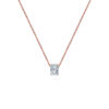 Radiant Solitaire Diamond Necklace - PLEASURE DIAMONDS L.L.C. 9