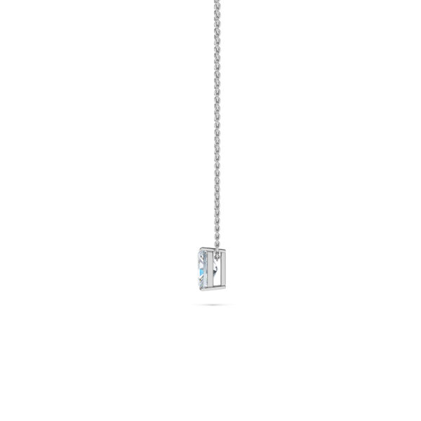 Radiant Solitaire Diamond Necklace - PLEASURE DIAMONDS L.L.C. 3